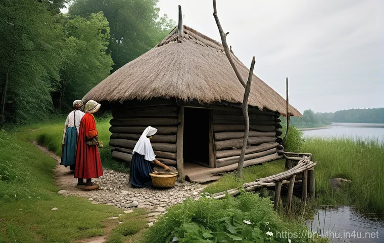 리투아니아 바스카스 왕국 시대 - Prompt 1: Ancient Baltic Village Life and Pagan Worship**